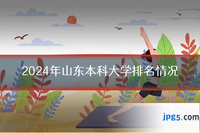 2024年山东本科大学排名情况