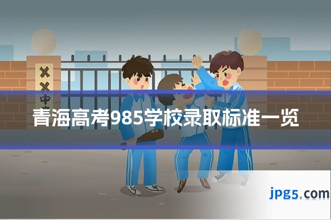 青海高考985学校录取标准一览