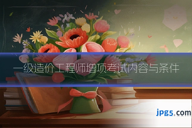 一级造价工程师增项考试内容与条件