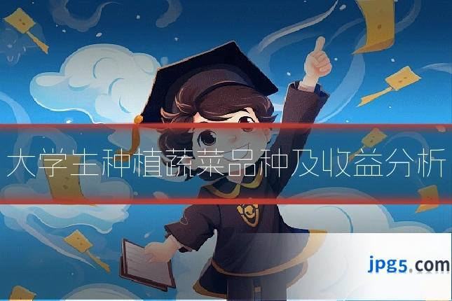 大学生种植蔬菜品种及收益分析