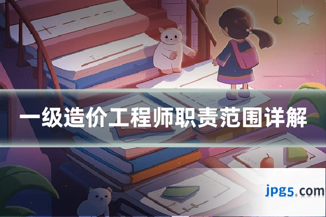 一级造价工程师职责范围详解