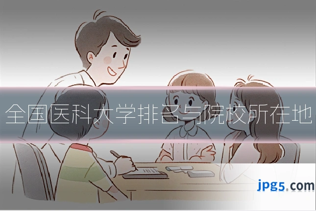 全国医科大学排名与院校所在地