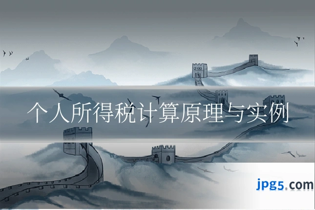 个人所得税计算原理与实例