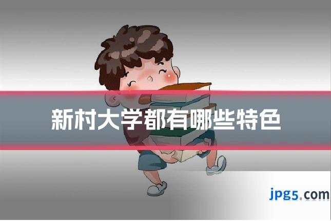 新村大学都有哪些特色