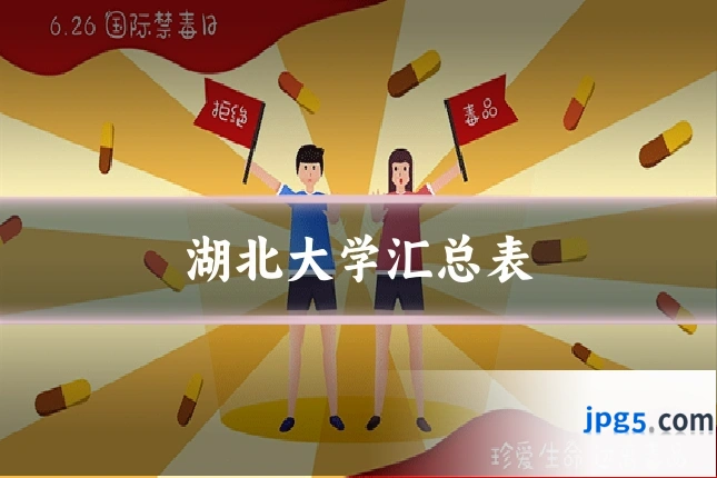 湖北大学汇总表