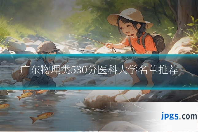 广东物理类530分医科大学名单推荐