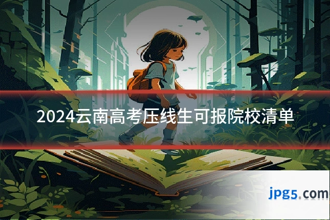 2024云南高考压线生可报院校清单