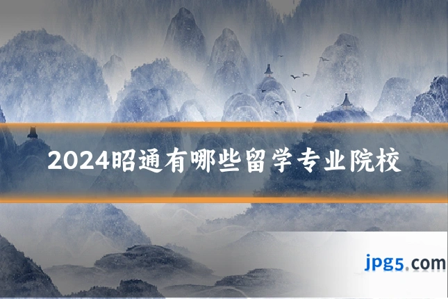 2024昭通有哪些留学专业院校