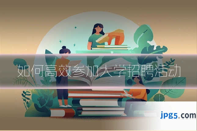 如何高效参加大学招聘活动