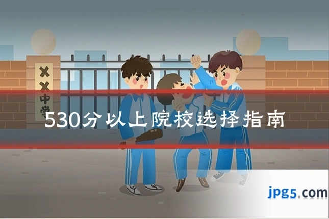 530分以上院校选择指南