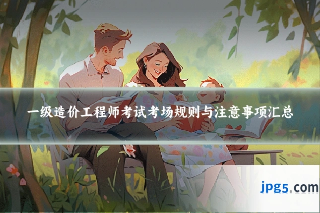 一级造价工程师考试考场规则与注意事项汇总