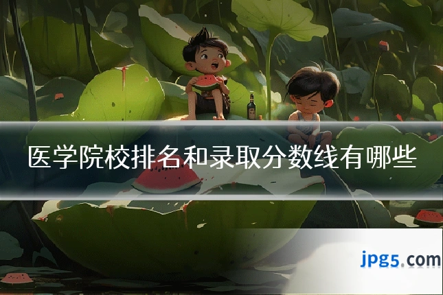 医学院校排名和录取分数线有哪些