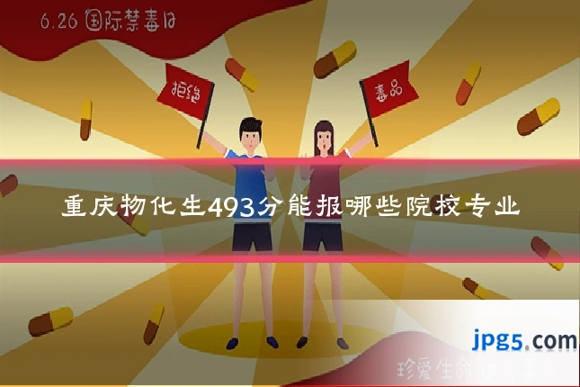 重庆物化生493分能报哪些院校专业