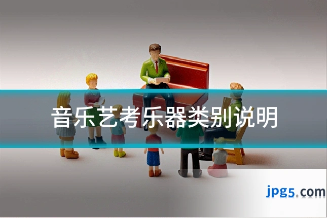 音乐艺考乐器类别说明