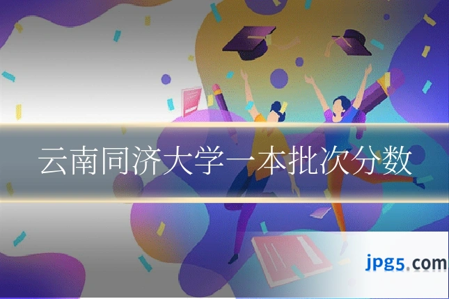 云南同济大学一本批次分数