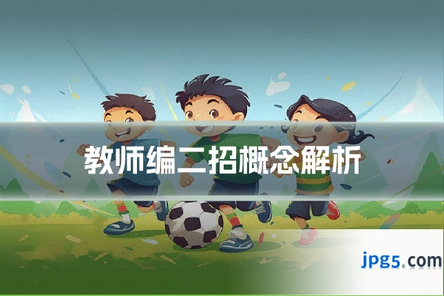 教师编二招概念解析