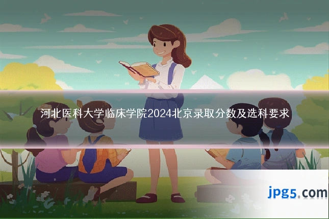 河北医科大学临床学院2024北京录取分数及选科要求