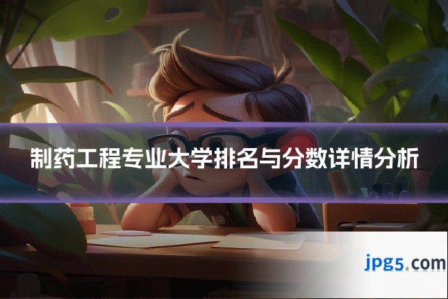 制药工程专业大学排名与分数详情分析