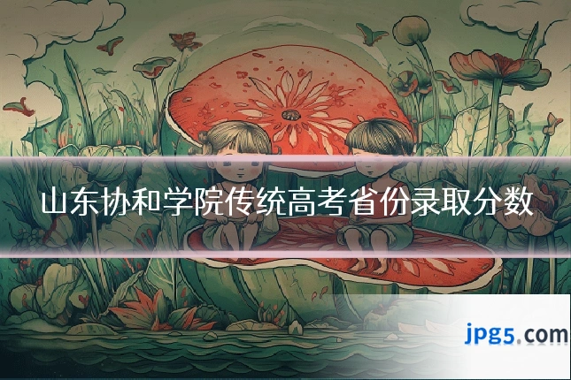 山东协和学院传统高考省份录取分数