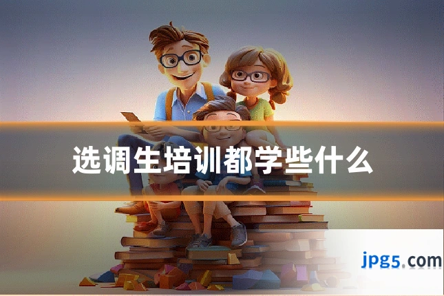 选调生培训都学些什么