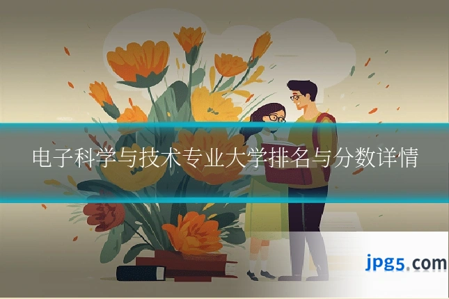 电子科学与技术专业大学排名与分数详情