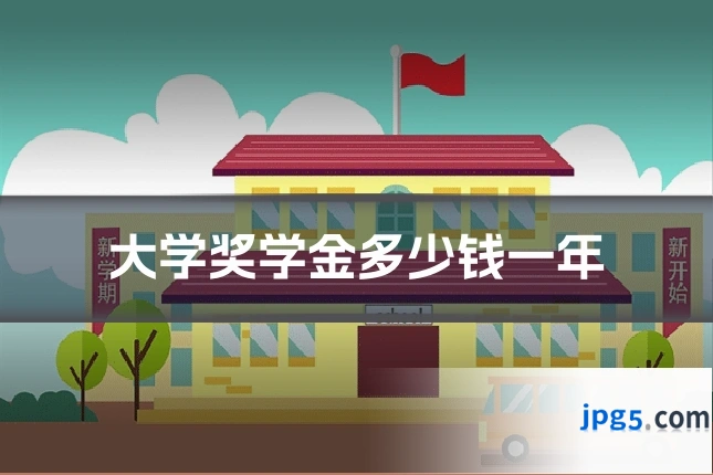 大学奖学金多少钱一年