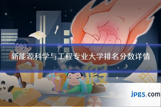 新能源科学与工程专业大学排名分数详情