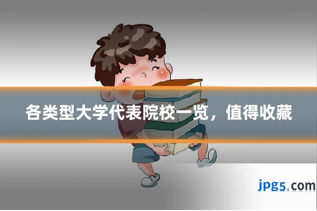 各类型大学代表院校一览，值得收藏