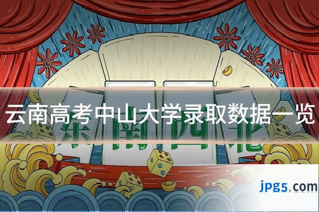云南高考中山大学录取数据一览