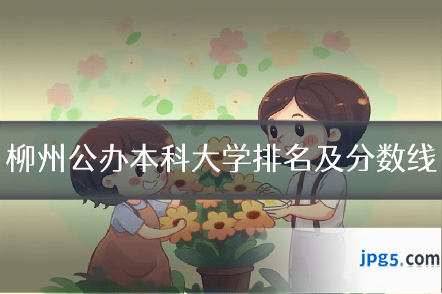 柳州公办本科大学排名及分数线