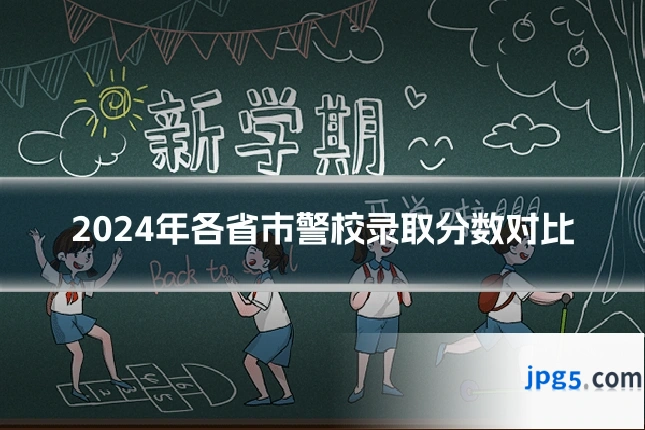 2024年各省市警校录取分数对比