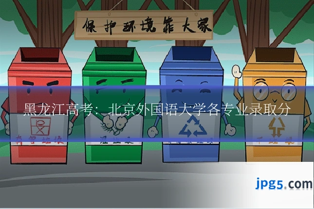 黑龙江高考：北京外国语大学各专业录取分