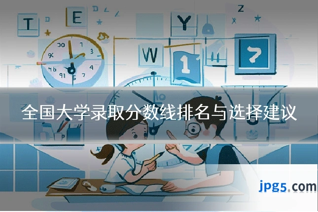 全国大学录取分数线排名与选择建议
