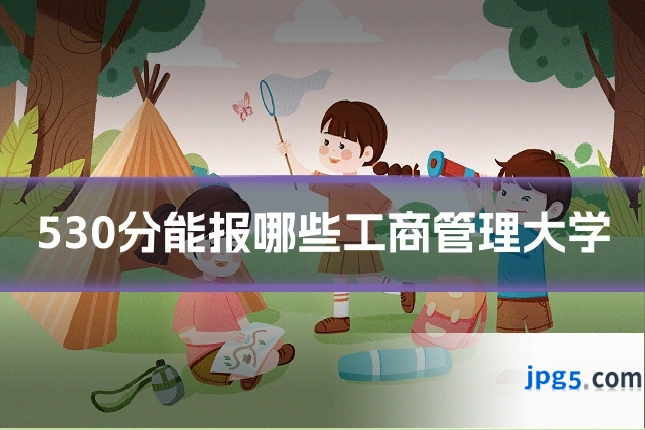530分能报哪些工商管理大学