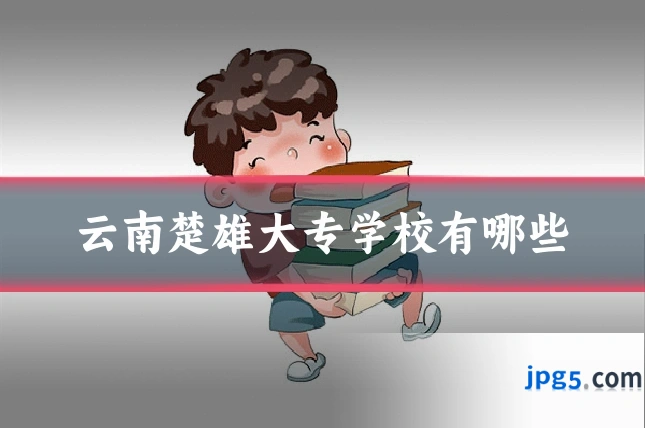 云南楚雄大专学校有哪些