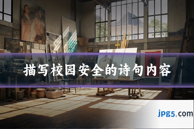 描写校园安全的诗句内容