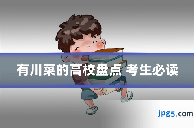有川菜的高校盘点 考生必读