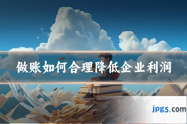 做账如何合理降低企业利润