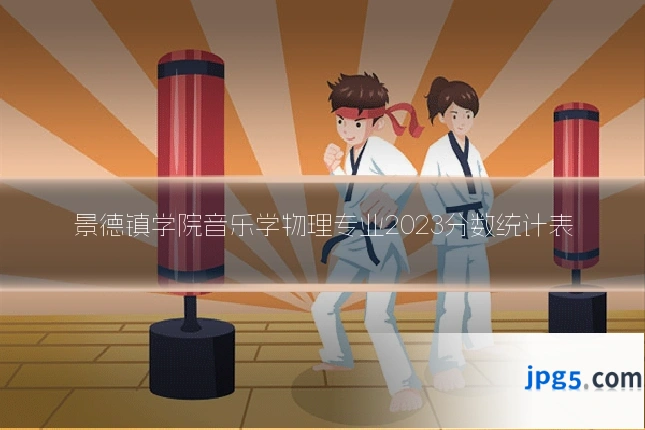 景德镇学院音乐学物理专业2023分数统计表