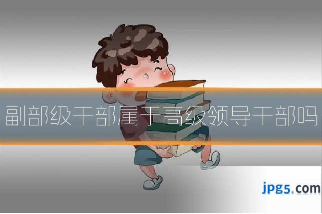 副部级干部属于高级领导干部吗