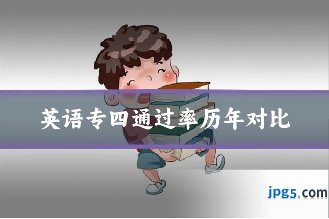 英语专四通过率历年对比