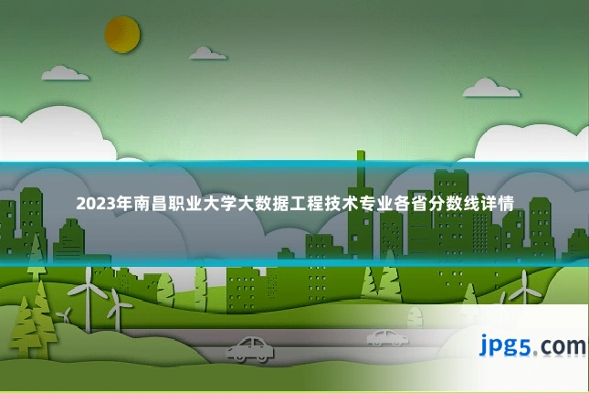 2023年南昌职业大学大数据工程技术专业各省分数线详情