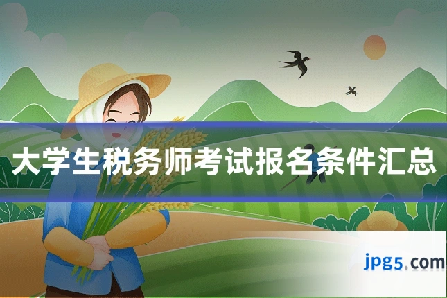 大学生税务师考试报名条件汇总