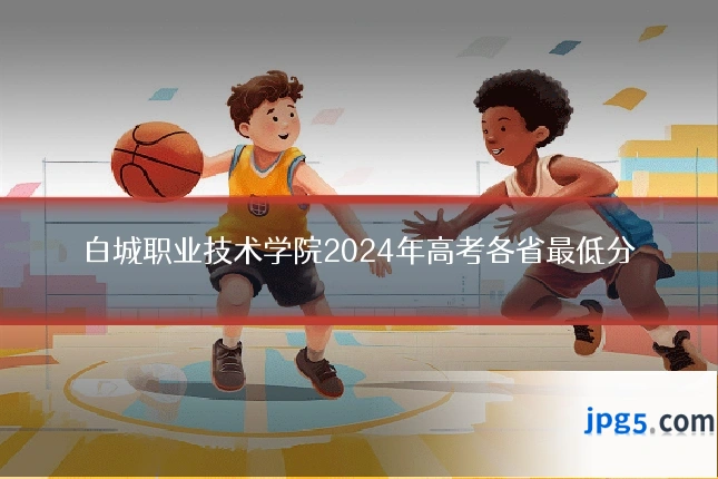 白城职业技术学院2024年高考各省最低分