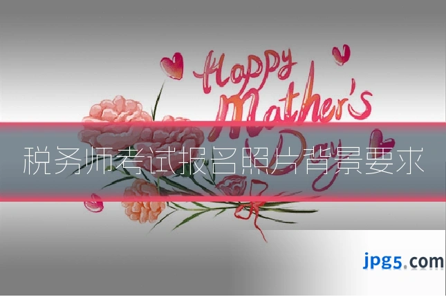税务师考试报名照片背景要求