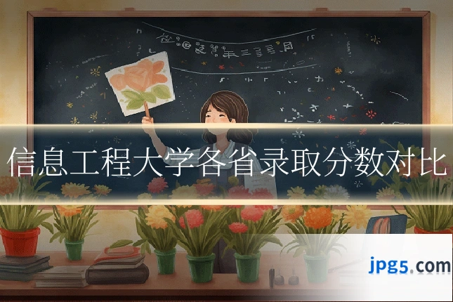 信息工程大学各省录取分数对比
