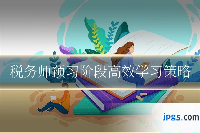 税务师预习阶段高效学习策略