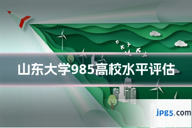 山东大学985高校水平评估