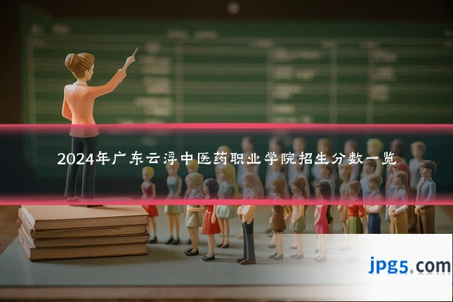 2024年广东云浮中医药职业学院招生分数一览