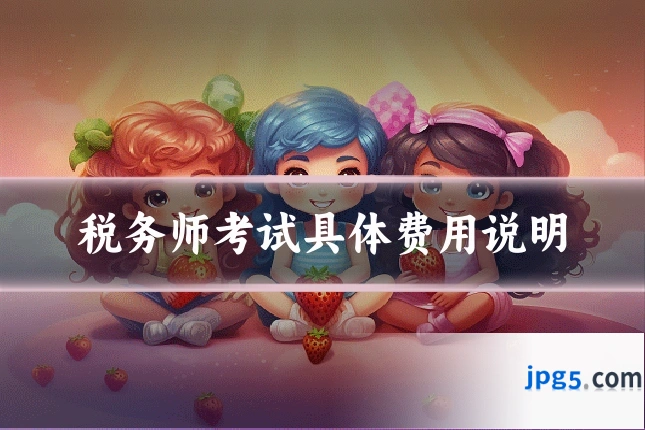税务师考试具体费用说明
